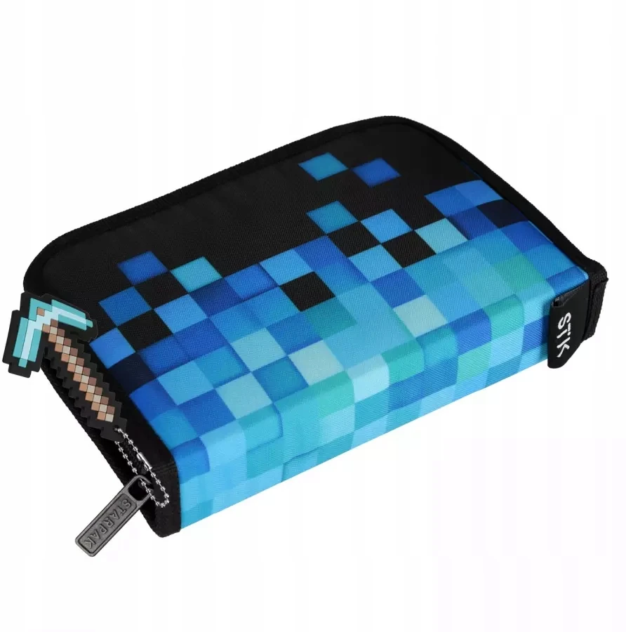 Bez Marki PIORNIK MINECRAFT Z WYPOSAZENIEM SZKOLNY PODWOJNY PIKSELE Žaidimas DLA CHLOPCA