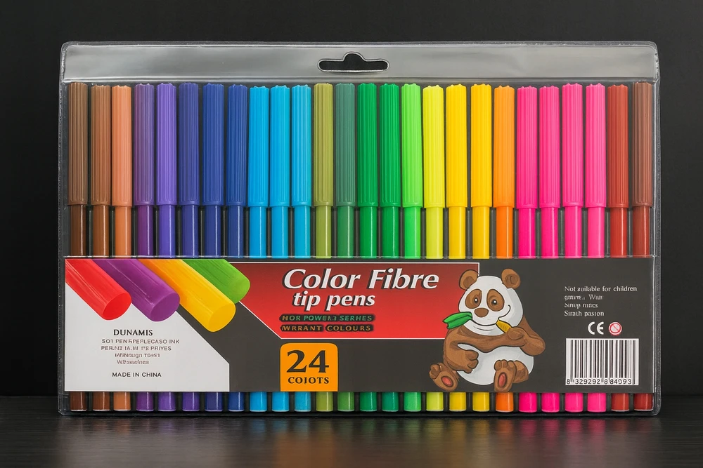 Bez Marki Pisaki, mazaki 24 kolory flamastry colour pen