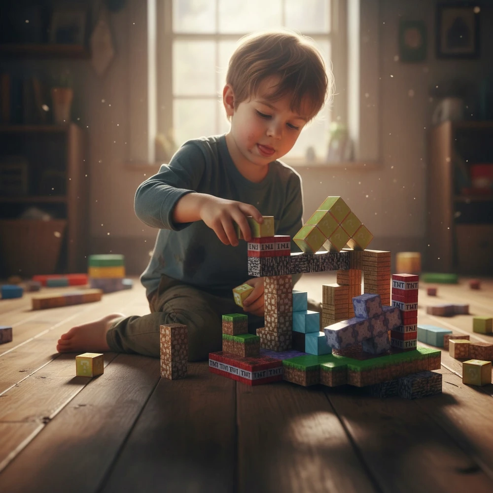 Bez Marki PIXEL magnetinės kaladėlės, statybiniai kubeliai vaikams, 168 vnt