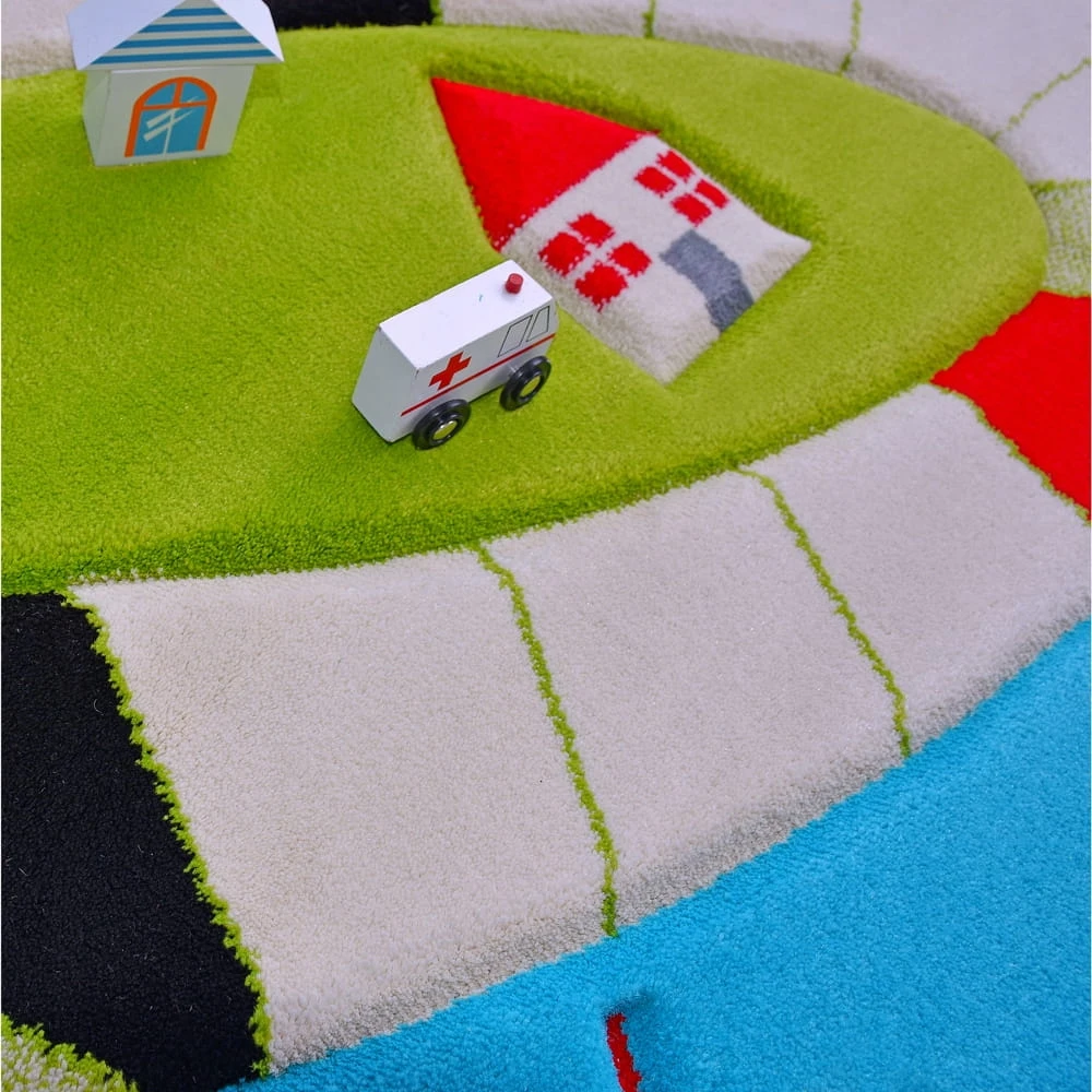 Bez Marki PLANSZA DO GRY - Turkio dywan dziecięcy SOFT PLAY 100x150 cm. IVI Carpet