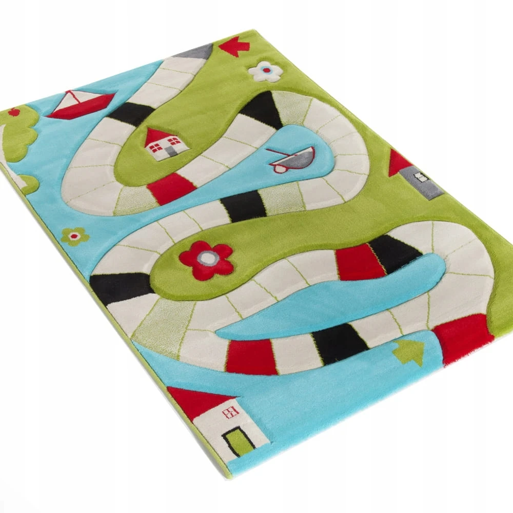 Bez Marki PLANSZA DO GRY - Turkio dywan dziecięcy SOFT PLAY 100x150 cm. IVI Carpet