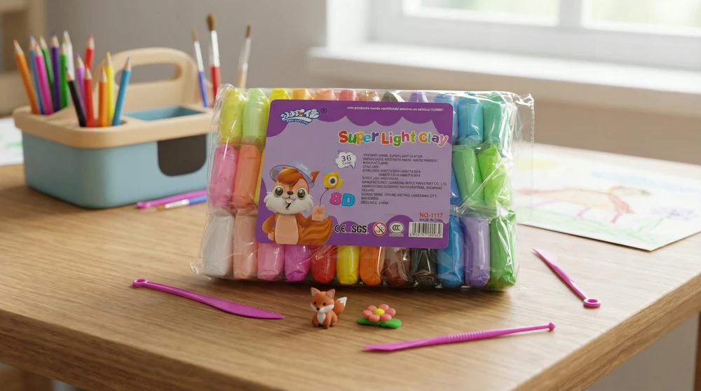 Bez Marki Plastelinos rinkinys 36 spalvos, 230g, vaikams, modeliavimo masė