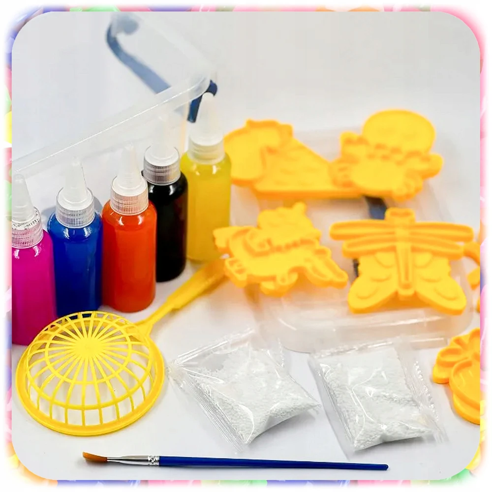 Bez Marki PLASTIKINIS MASĖS KŪRYBINIS RINKINYS DIY AQUA GEL XL DOVANA VAIKUI