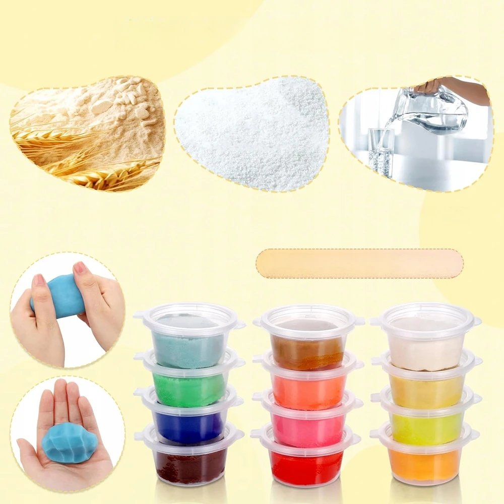 Bez Marki Plastilino plastilino rinkinys odontologas 12 skardinių įrankiai vaikams 3
