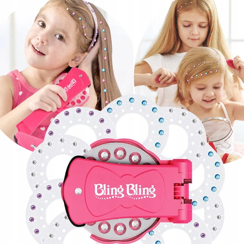 Bez Marki PLAUKŲ RINKINYS 180 MINI CRYSTALS SAFE BROWNING