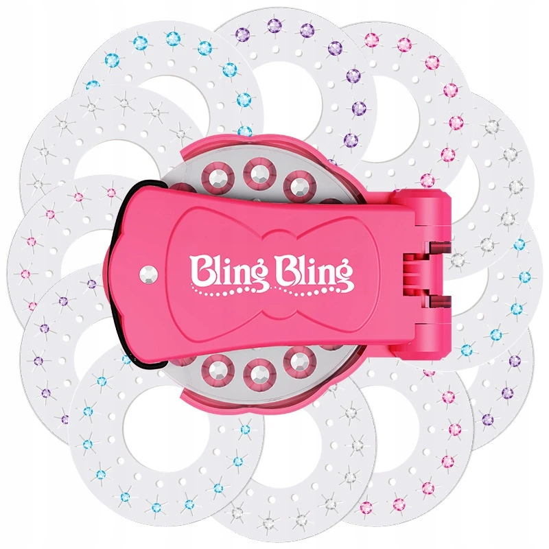 Bez Marki PLAUKŲ RINKINYS 180 MINI CRYSTALS SAFE BROWNING