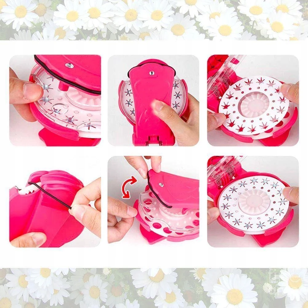 Bez Marki PLAUKŲ RINKINYS 180 MINI CRYSTALS SAFE BROWNING