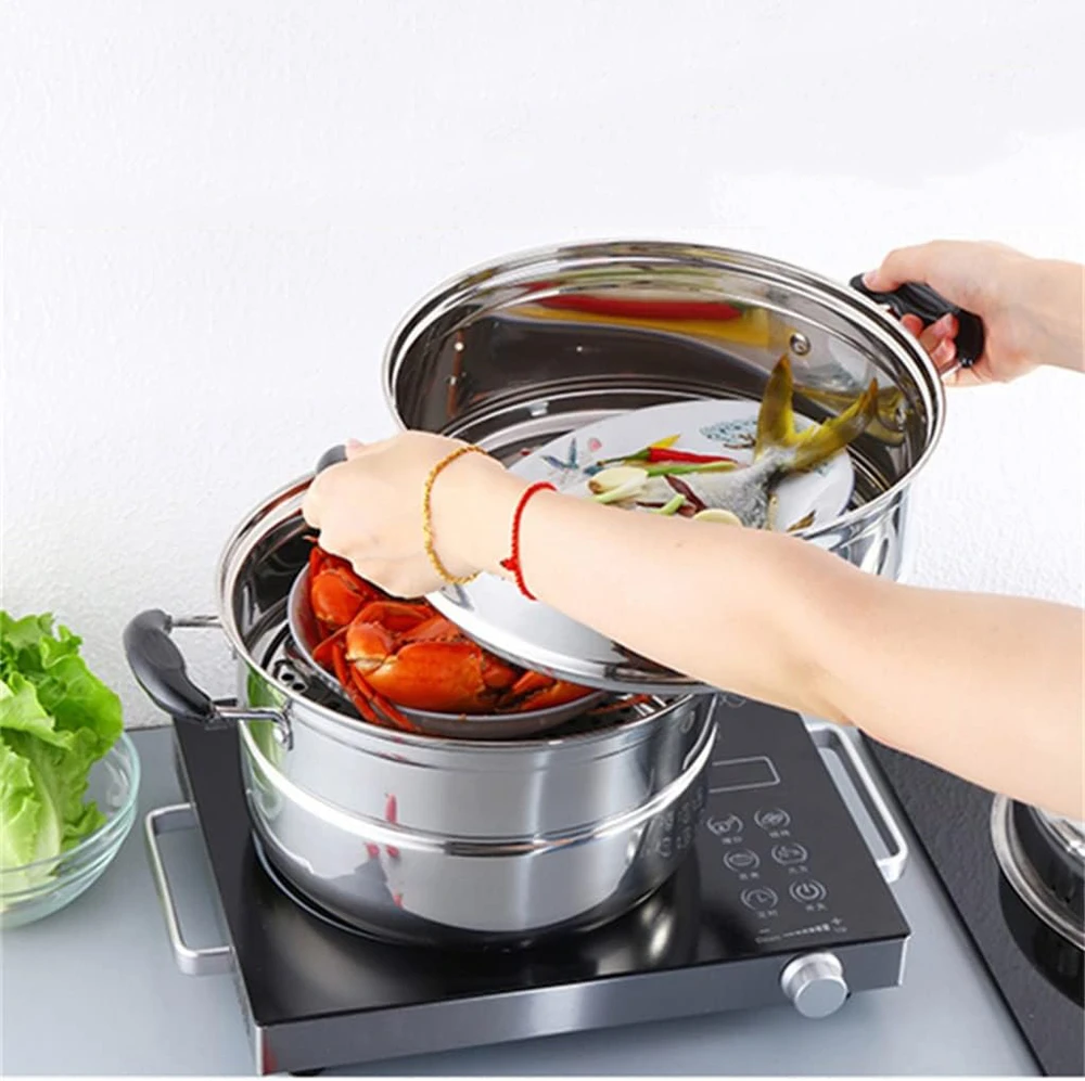 PLIENINIS PUODAS STEAMING INSERT STEAM STEAM INSERTS DANGAS