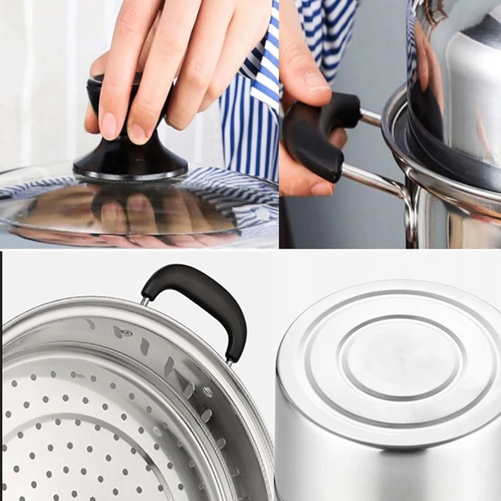 PLIENINIS PUODAS STEAMING INSERT STEAM STEAM INSERTS DANGAS