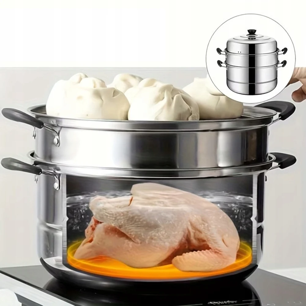 PLIENINIS PUODAS STEAMING INSERT STEAM STEAM INSERTS DANGAS