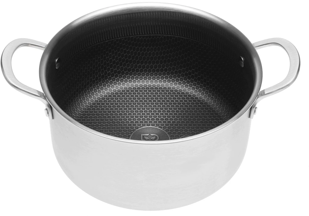 Bez Marki Plieninis puodas su nepridegančia danga HOONEY COB 20cm 3.6L 7683