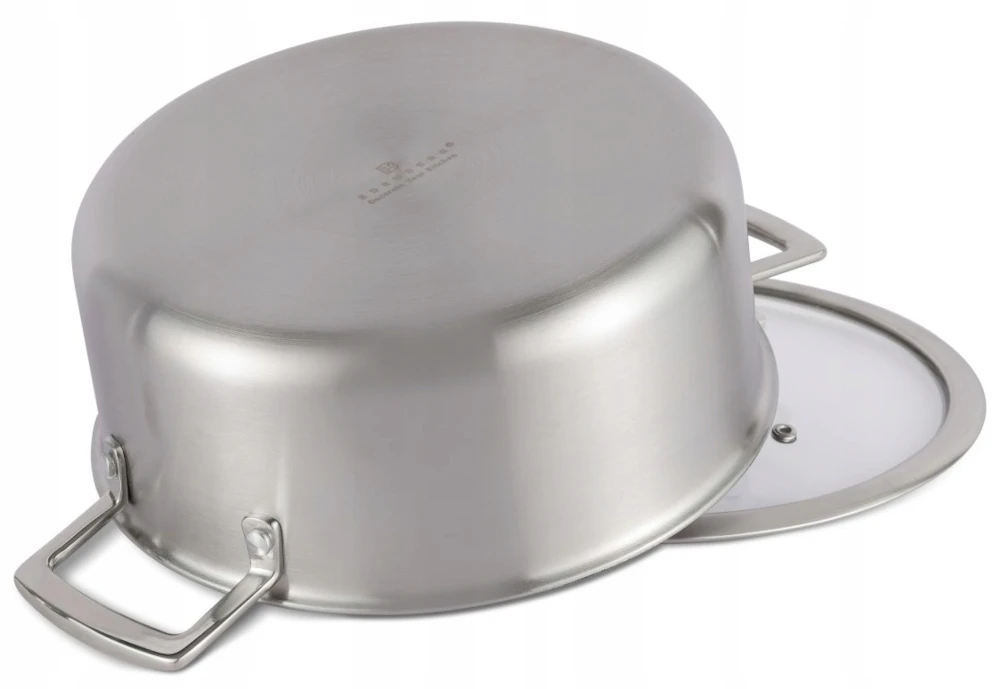 Bez Marki Plieninis puodas su nepridegančia danga HOONEY COB 20cm 3.6L 7683
