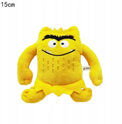 Bez Marki Plush Monsters Color Emotions – 6 dalių rinkinys