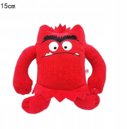 Bez Marki Plush Monsters Color Emotions – 6 dalių rinkinys