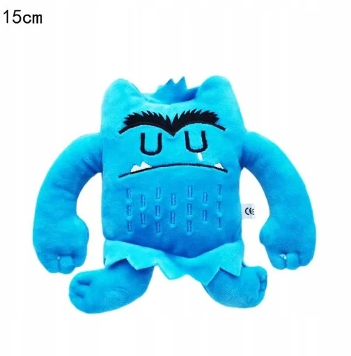 Bez Marki Plush Monsters Color Emotions – 6 dalių rinkinys
