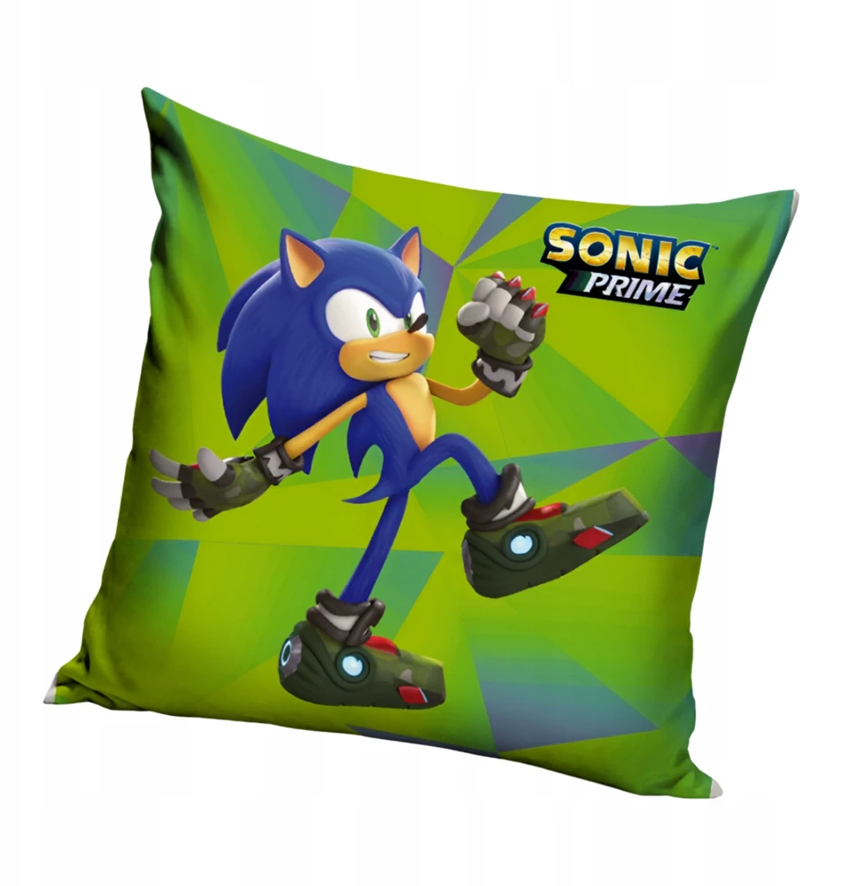 Bez Marki PODUSZKA 40x40 SONIC SONIK POSZEWKA DZIECIĘCA DO SPANIA / OEKO TEX