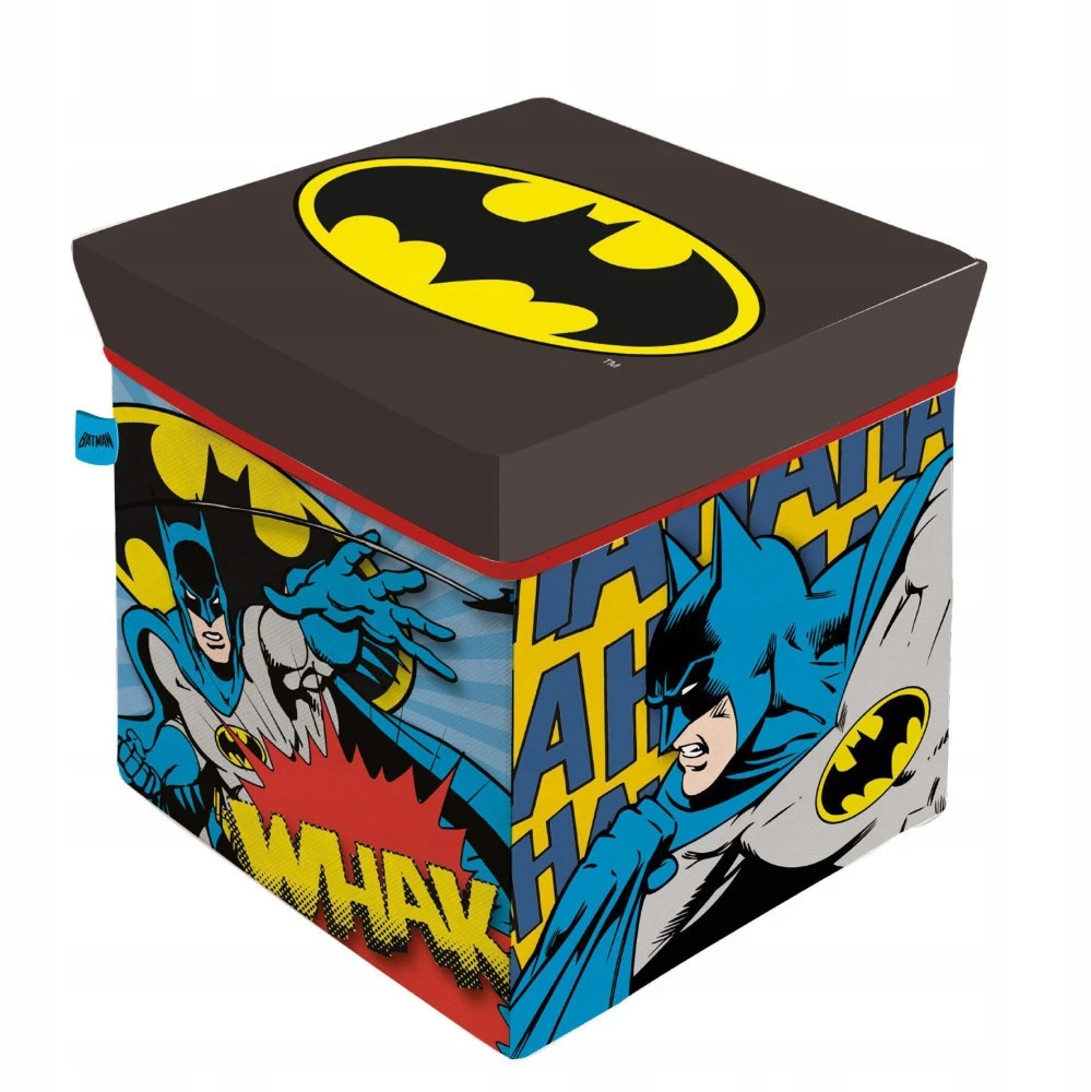 Bez Marki Pojemnik na zabawki Batman Comic 30×30×30 cm
