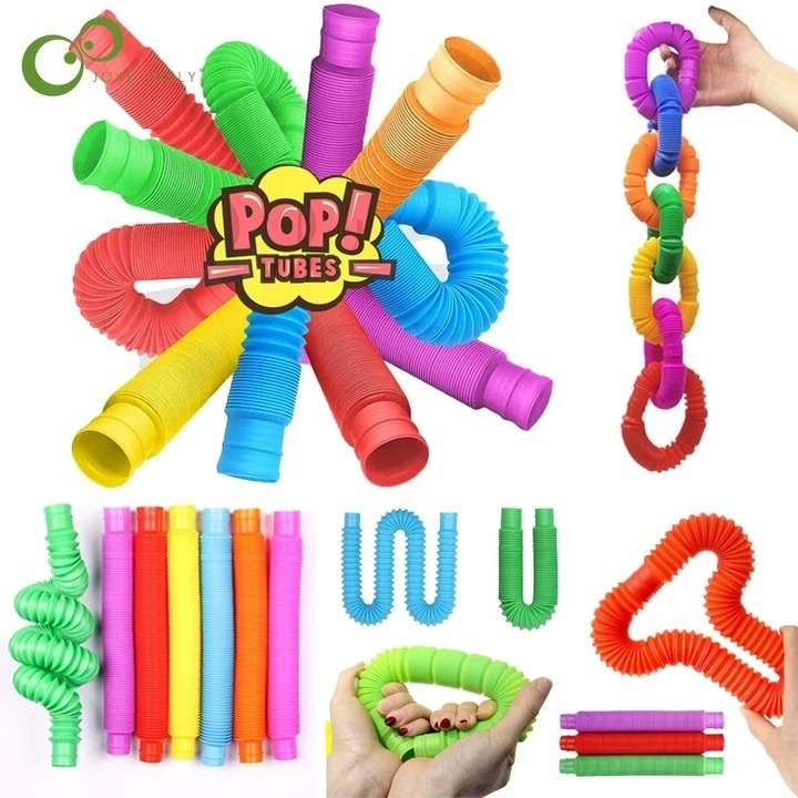 Bez Marki POP XXL žėrintys jutimo vamzdeliai (1 vnt.)