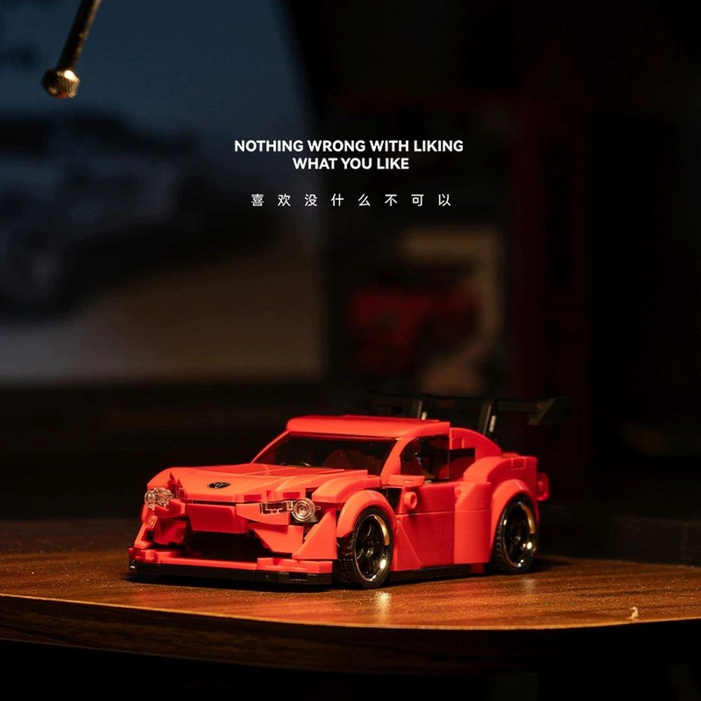 Bez Marki PowerBuild Blocks Automobilis Toyota GT86 417 el. 1:32 „Toyota Sport“ licencija