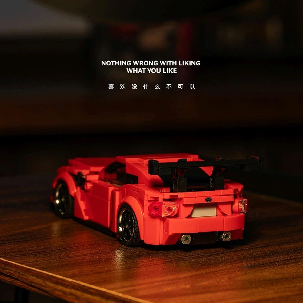 Bez Marki PowerBuild Blocks Automobilis Toyota GT86 417 el. 1:32 „Toyota Sport“ licencija