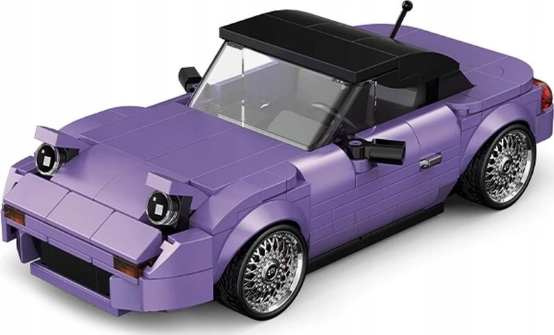 Bez Marki PowerBuild Blocks Car Timeless Classics Miata 370 el. 1:32 Rodsteris
