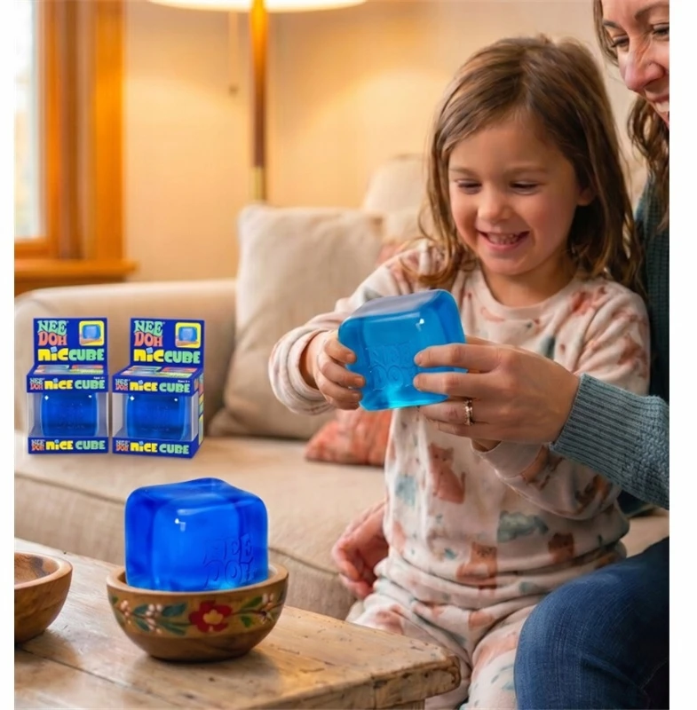Bez Marki PREMIUM ANTISTRESS SMOOTH NEE DOH NICE CUBE, Mėlynas PEPSI ICE CUBE