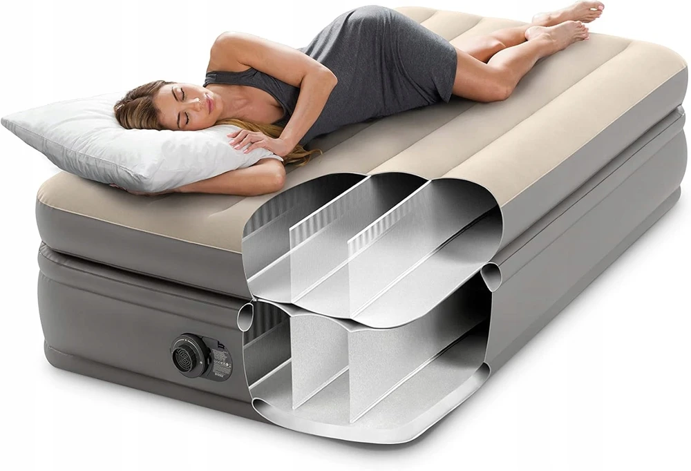 Bez Marki Pripučiamas čiužinys Intex 99x191x51 cm su elektrine pompa