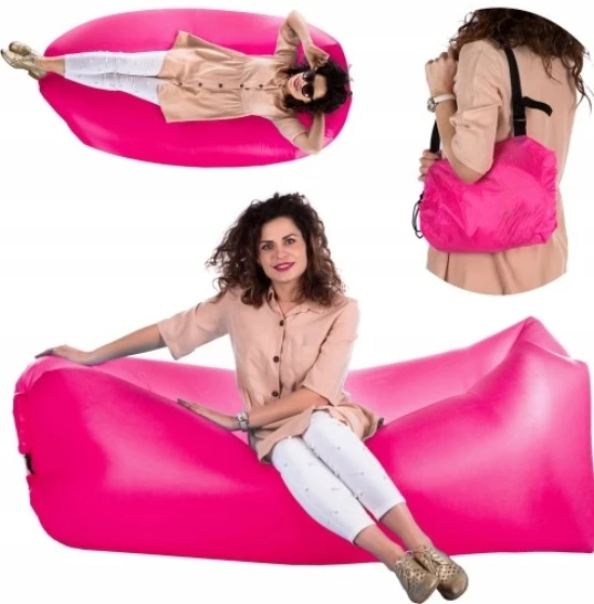 Bez Marki Pripučiamas Lazy Bag Air Sofa – patogus čiužinys kelionėms ir laisvalaikiui