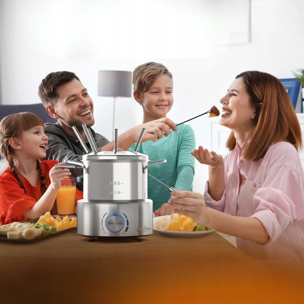 Bez Marki ProfiCook PC-FD 1288 elektrinis nerūdijančio plieno fondiu rinkinys