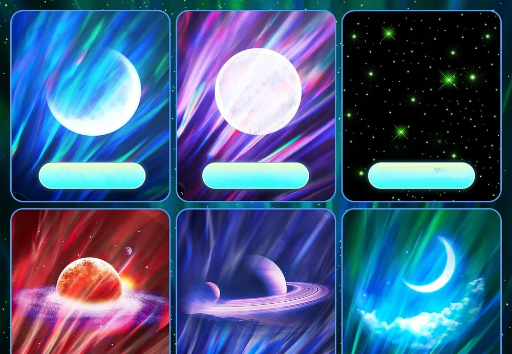 Bez Marki Projektorius Galaxy Do Sypialni Pokoju Dziecka Lampka Gwiazd Biay Szum + Pilot