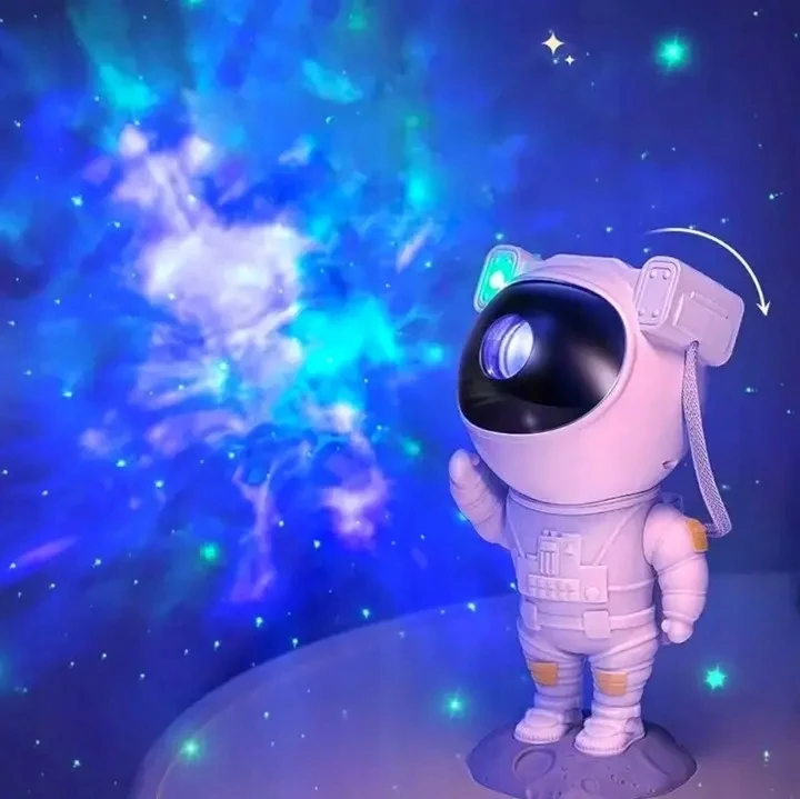 Bez Marki Projektorius GWIAZD ASTRONAUTA LAMPKA LED NOCNA RZUTNIK DLA DZIECI Z PILOTEM