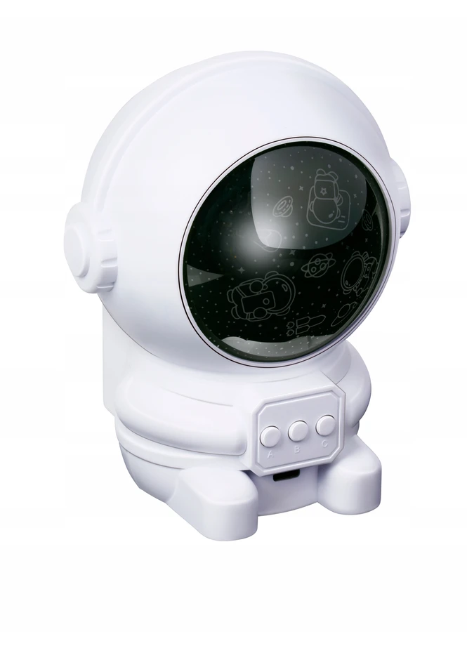 Bez Marki Projektorius GWIAZD ASTRONAUTA ZMIENIAJĄCY KOLORY Naktinė lempa LED 360 USB