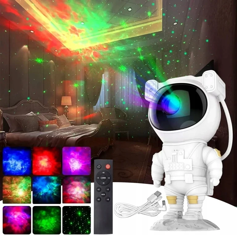 Bez Marki Projektorius GWIAZD ASTRONAUTA LAMPKA LED NOCNA RZUTNIK DLA DZIECI Z PILOTEM