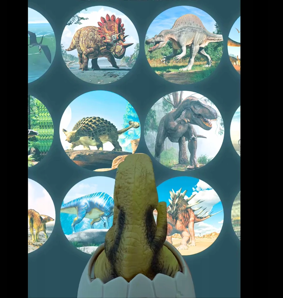 Bez Marki PROJEKTORIUS PROJEKTORIUS BIRŠTINĖS LEMPAS DINOZAURŲ KIAUŠINIS 24 SKAIDRĖS ŽAISLŲ FIGŪRA