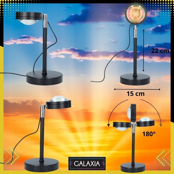 Bez Marki Projektorius Saulėlydžio Efektas, Rgb Spalvos, Valdomas Pulteliu