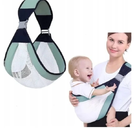 Bez Marki PRZEWIEWNE Nešioklė SIATKA DLA DZIECKA ERGONOMICZNE NOSIDŁO BIODROWE 20 KG