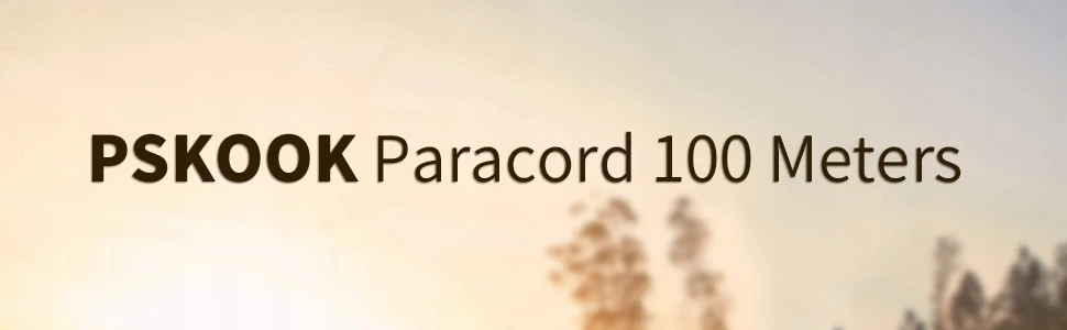 Bez Marki Pskook Paracord 550lb universalus 100m