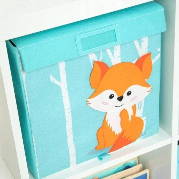 Bez Marki Pudełko na zabawki kwadratowe - Lisek Jolly Designs