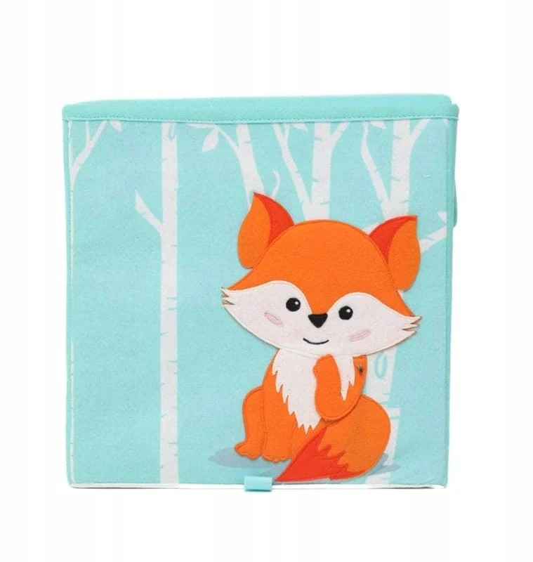Bez Marki Pudełko na zabawki kwadratowe - Lisek Jolly Designs