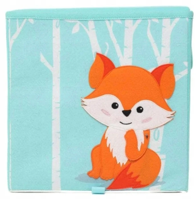 Bez Marki Pudełko na zabawki kwadratowe - Lisek Jolly Designs