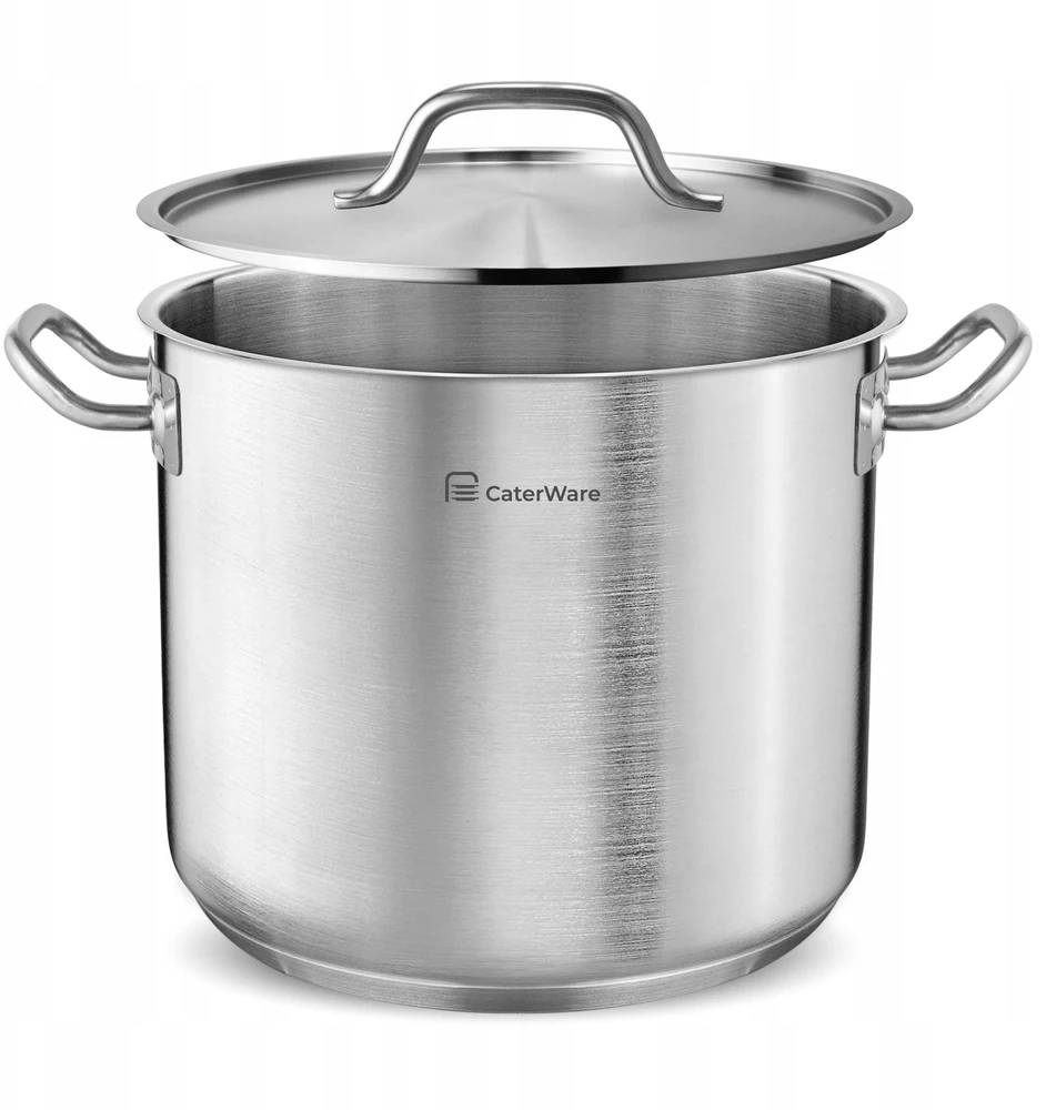 Bez Marki Puodas aukštas ze stali nierdzewnej 32 cm - CATERWARE