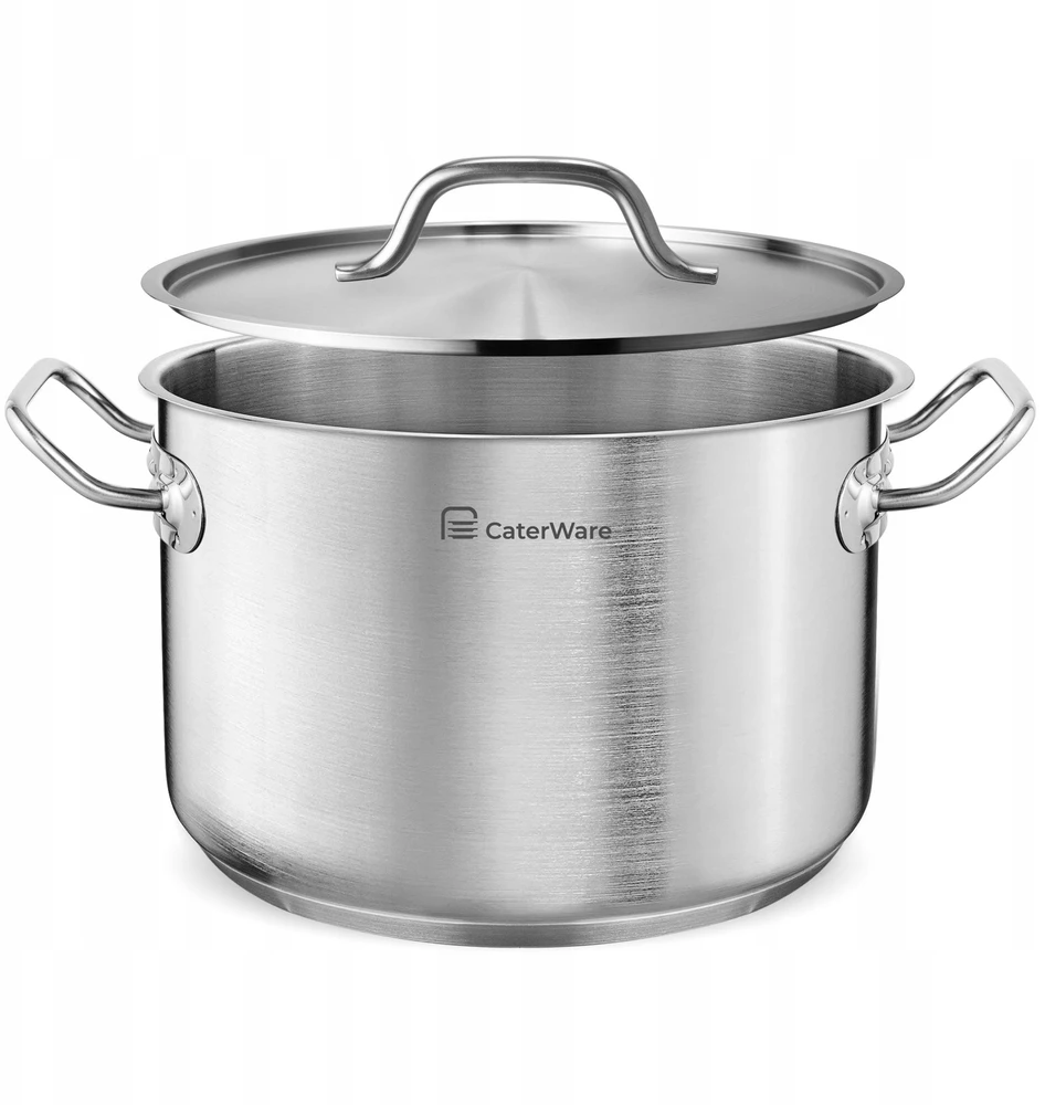 Bez Marki Puodas średni ze stali nierdzewnej 28 cm - CATERWARE