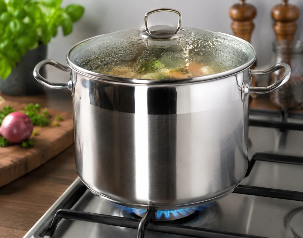Bez Marki Puodas su dangteliu Plienas Nierdzewna gaz indukcija wskaźnik pojemności aż 10L