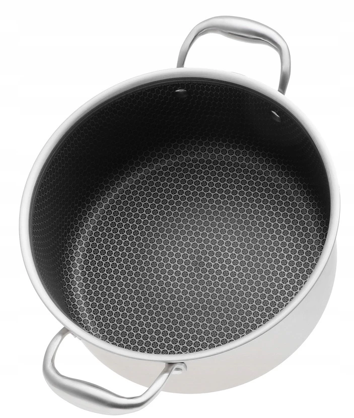 Bez Marki Puodas su nelimpančiu paviršiumi "medaus korys", 24cm, 5l