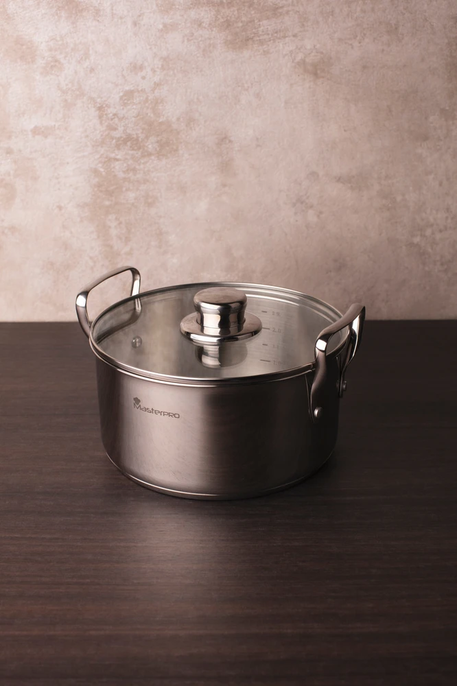 Bez Marki Puodų rinkinys smart aukštas inox Masterpro