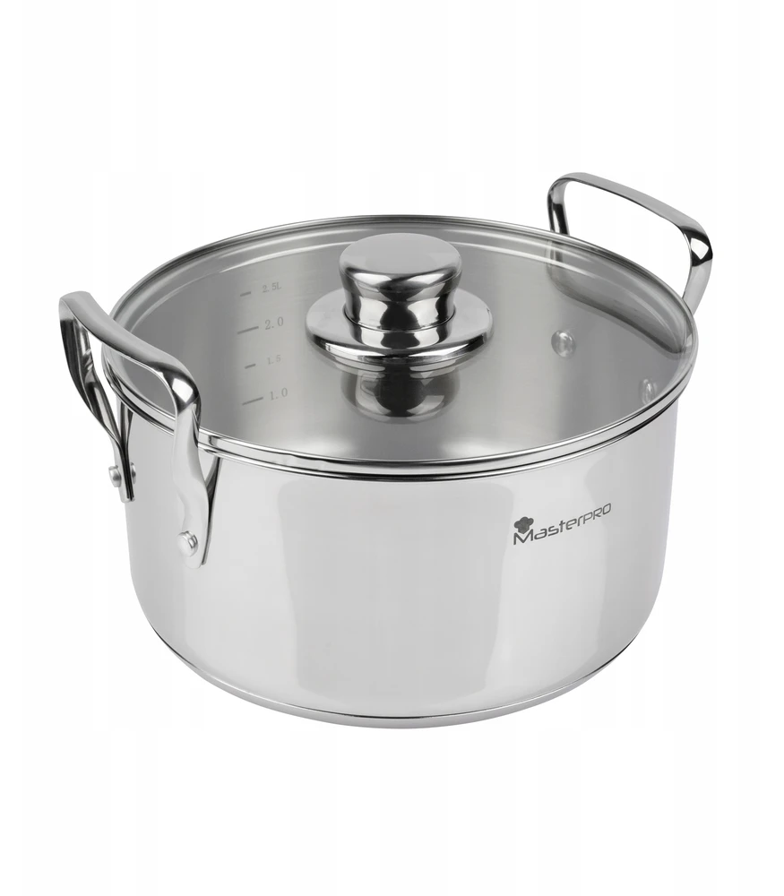 Bez Marki Puodų rinkinys smart aukštas inox Masterpro