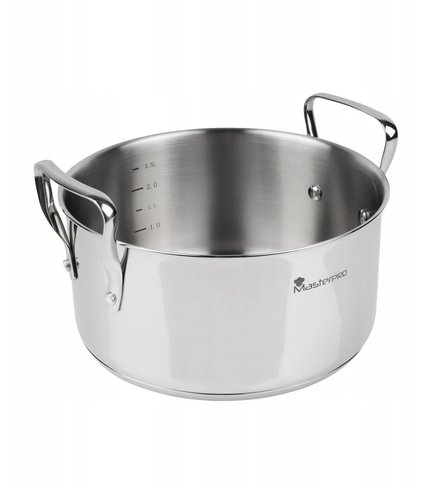 Bez Marki Puodų rinkinys smart aukštas inox Masterpro
