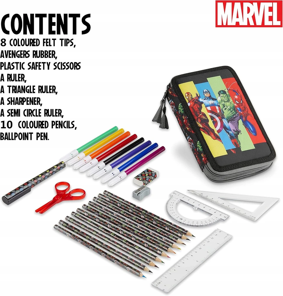 Bez Marki Puošnus "avengers" penalas su "marvel" herojais vaikams