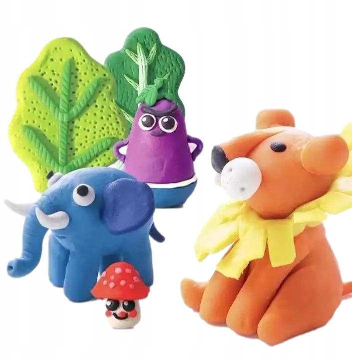 Bez Marki PUTO PASTA EDUCATIONAL MONTESSA konditerijos pasta 12 SPALVŲ