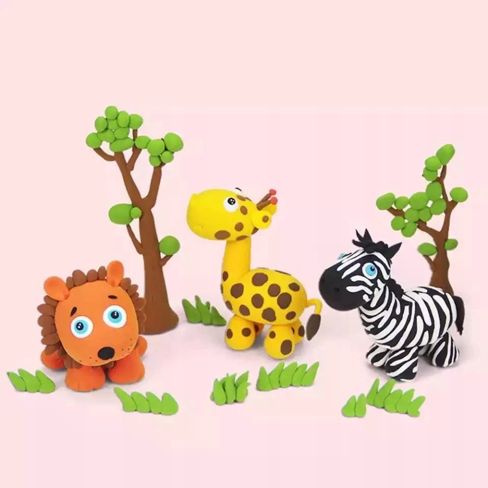 Bez Marki PUTO PASTA EDUCATIONAL MONTESSA konditerijos pasta 12 SPALVŲ